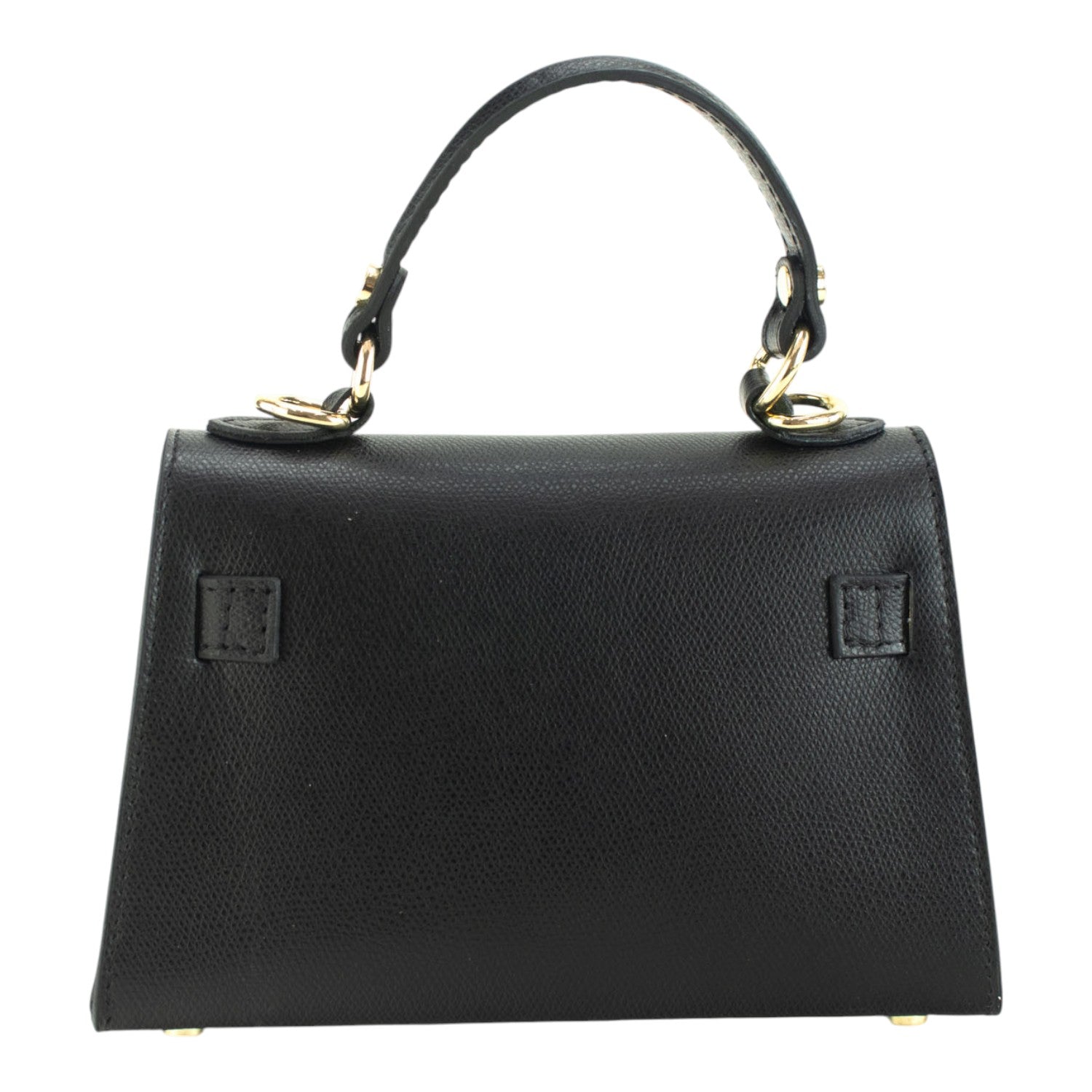 Bolso en Piel Pregato mini Latenza Negro - KimondoShop