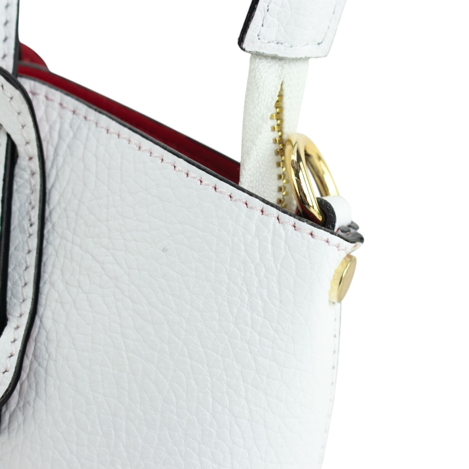 Bolso en Piel Pregato Piccolo Blanco - KimondoShop