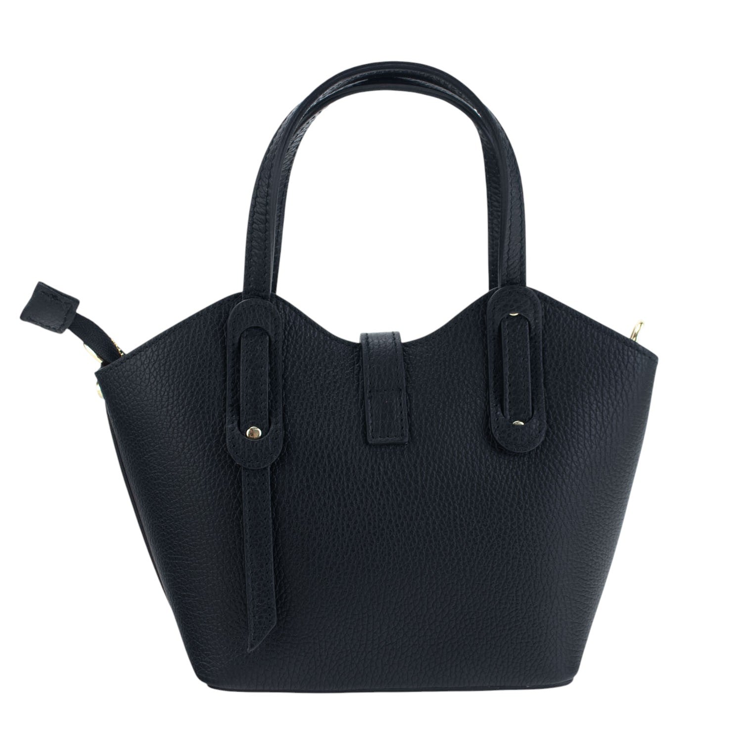 Bolso en Piel Pregato Piccolo Negro - KimondoShop