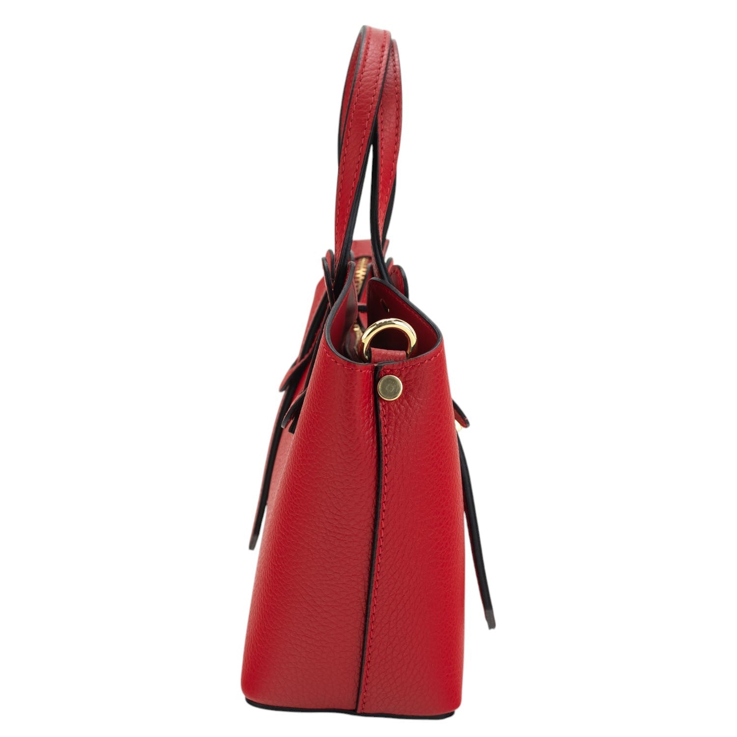 Bolso en Piel Pregato Piccolo Rojo - KimondoShop