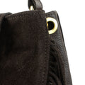 Bolso en piel Pregato Solenne Ante Chocolate - KimondoShop
