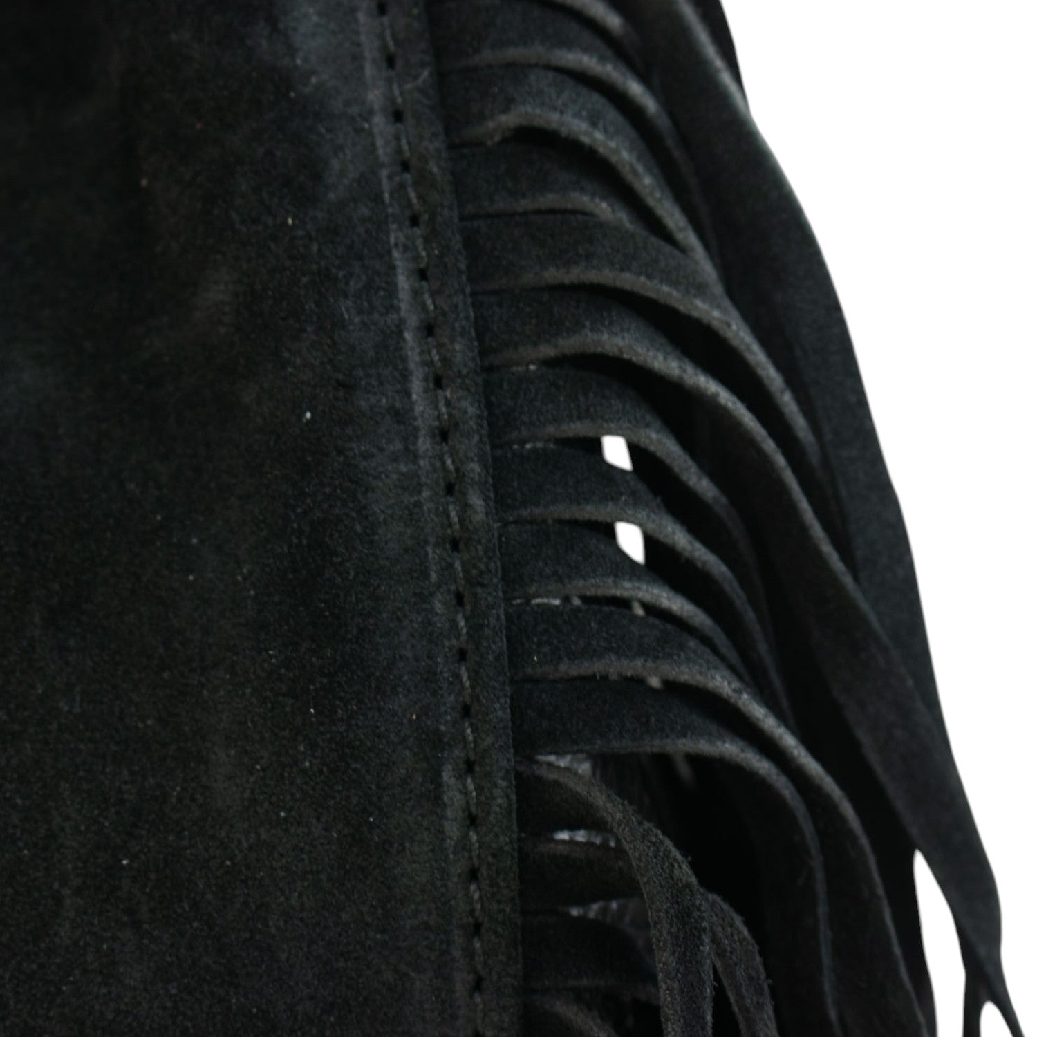 Bolso en piel Pregato Solenne Ante Negro - KimondoShop