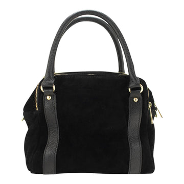 Bolso en Piel Pregato Verona Ante Negro - KimondoShop