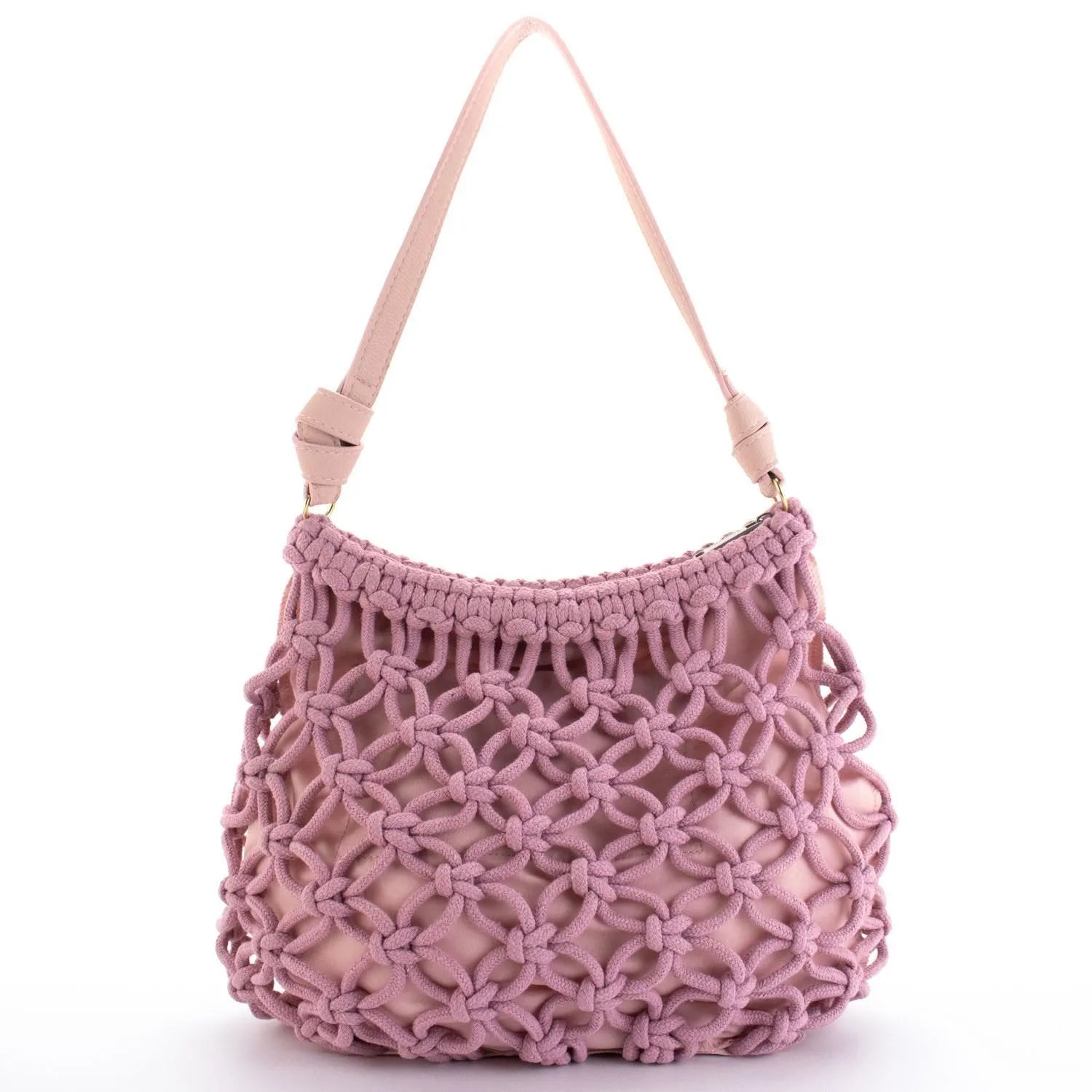 Bolso hobo de hombro en cuerda trenzada Simosastre Jackie - KimondoShop