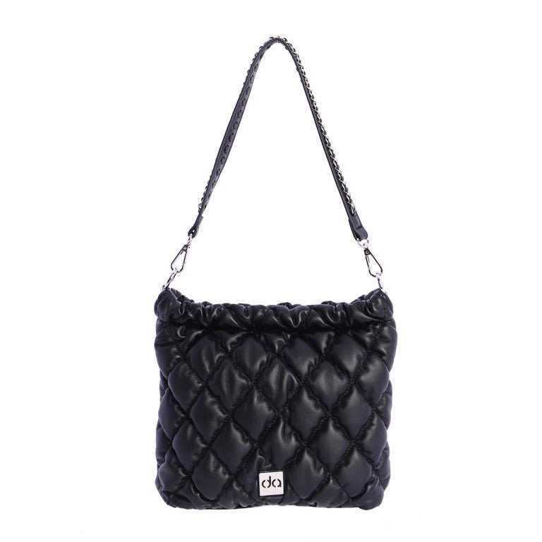 Bolso hombro Don Algodon Sapporo Negro - KimondoShop