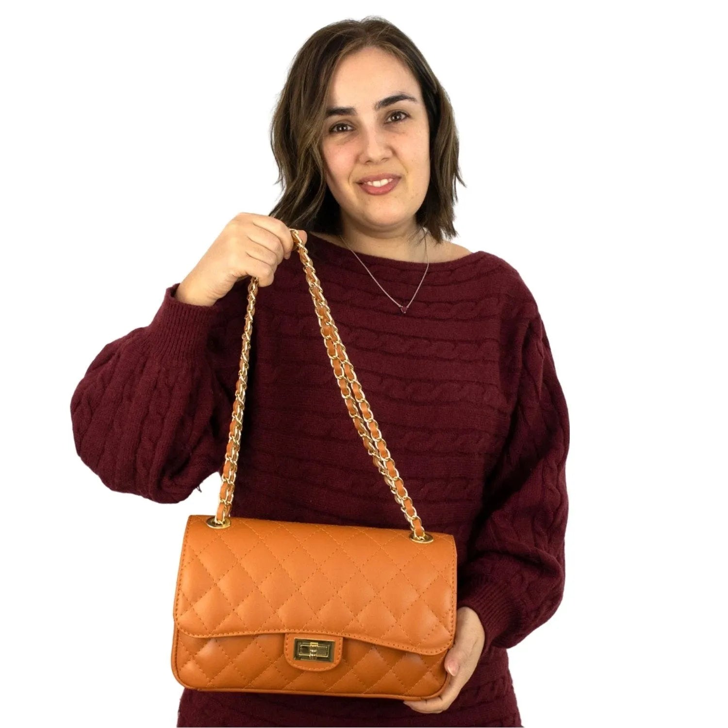 Bolso Piel Pregato Classy Camel - KimondoShop