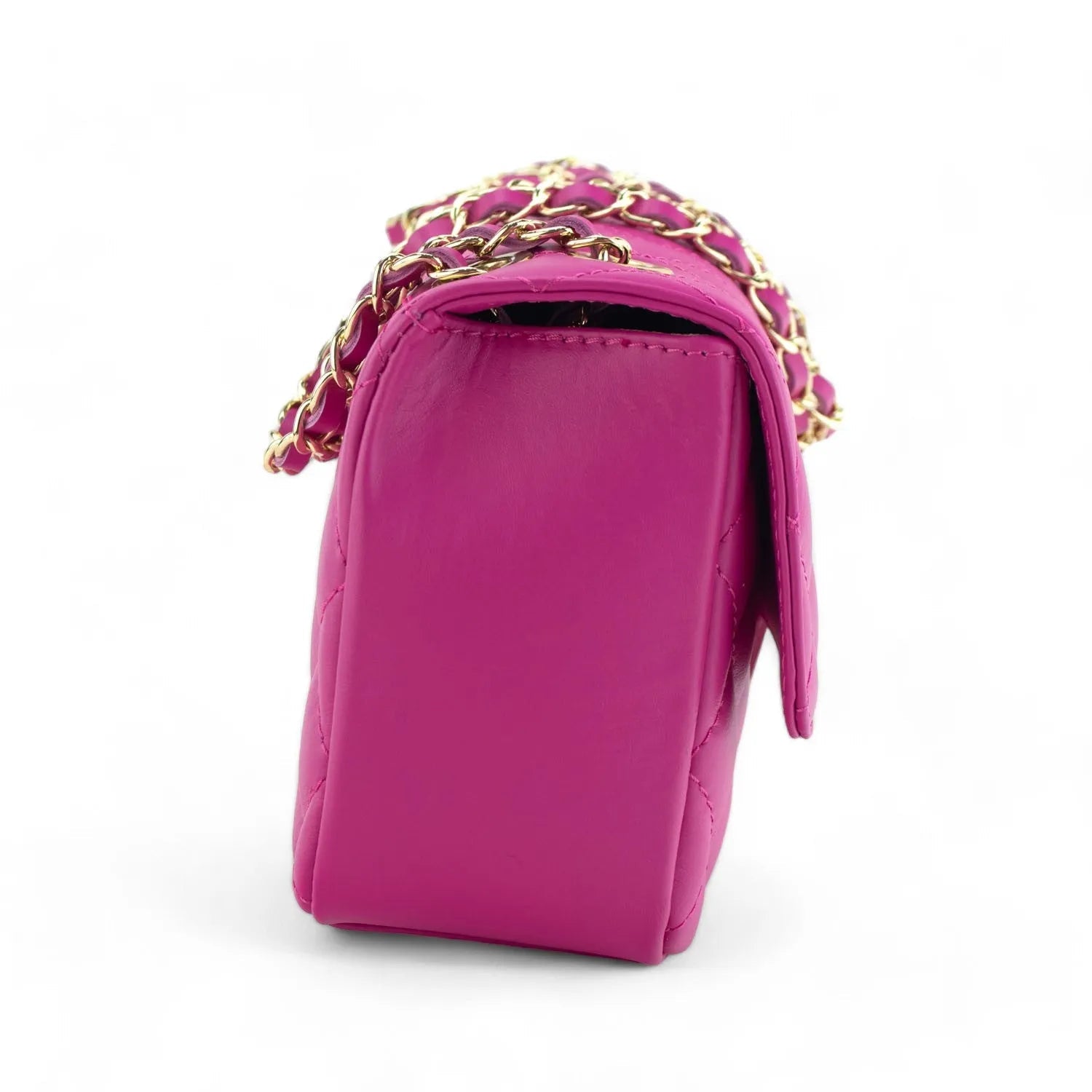 Bolso Piel Pregato Classy Fucsia - KimondoShop