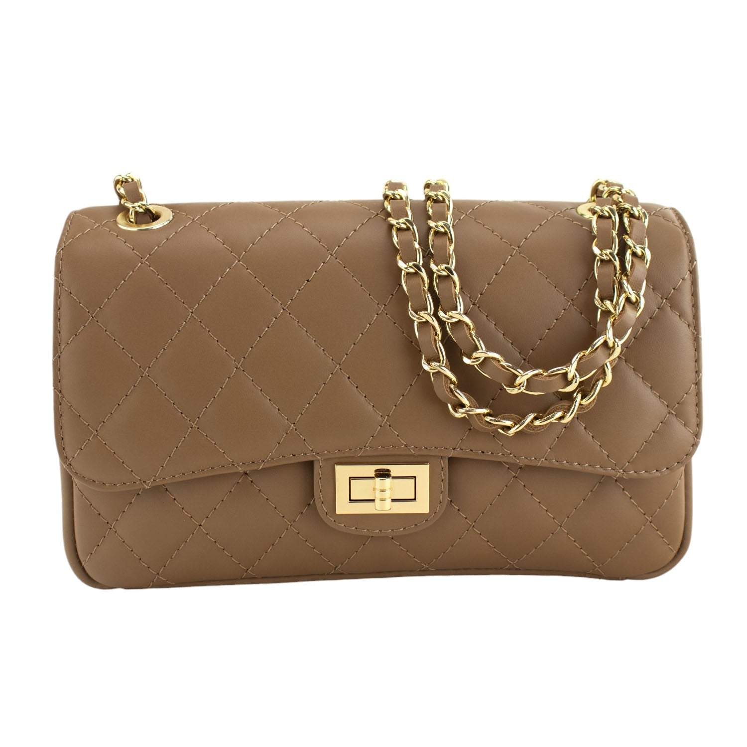 Bolso Piel Pregato Classy Marrón - KimondoShop