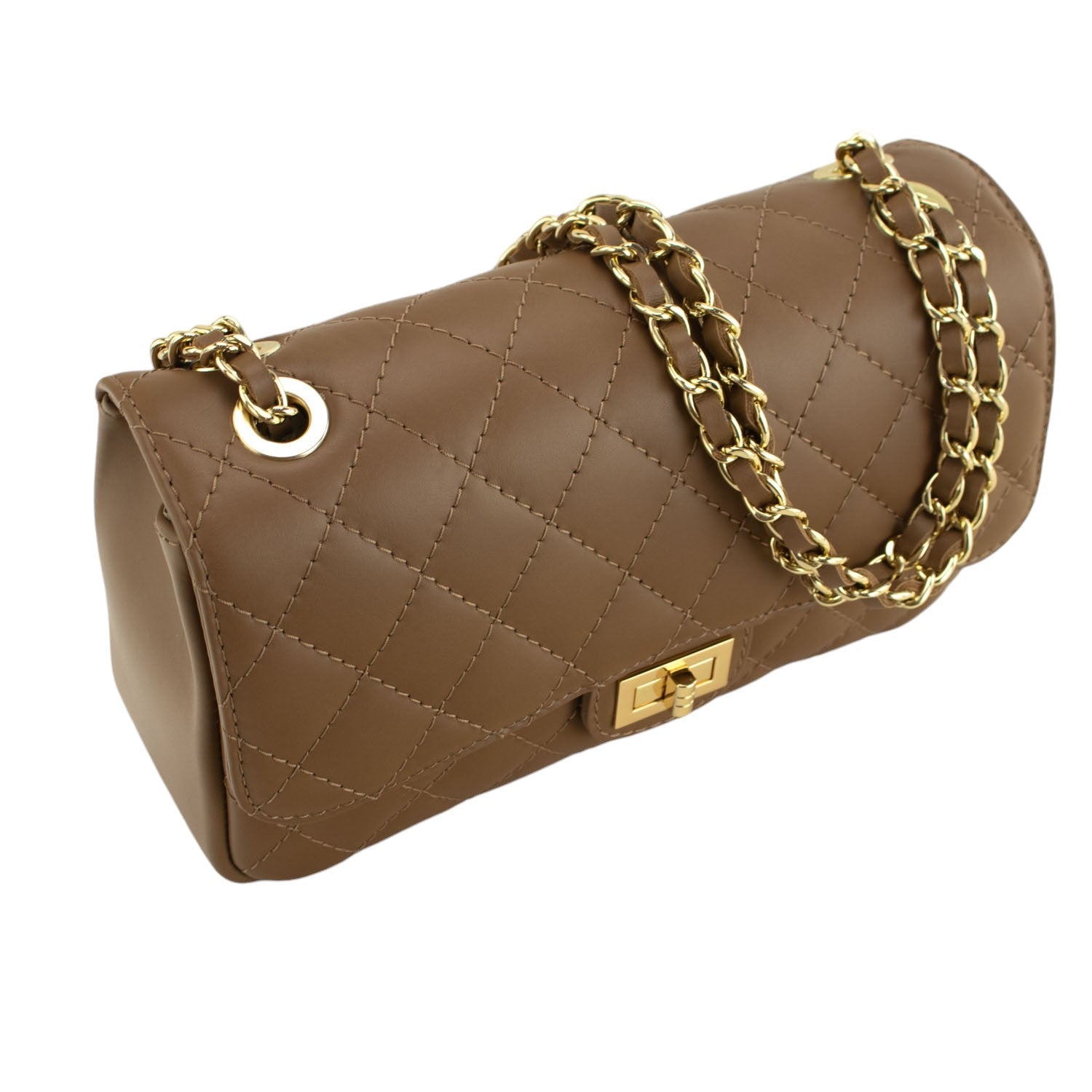 Bolso Piel Pregato Classy Marrón - KimondoShop