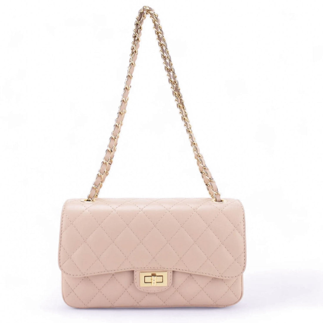 Bolso Piel Pregato Classy Nude - KimondoShop