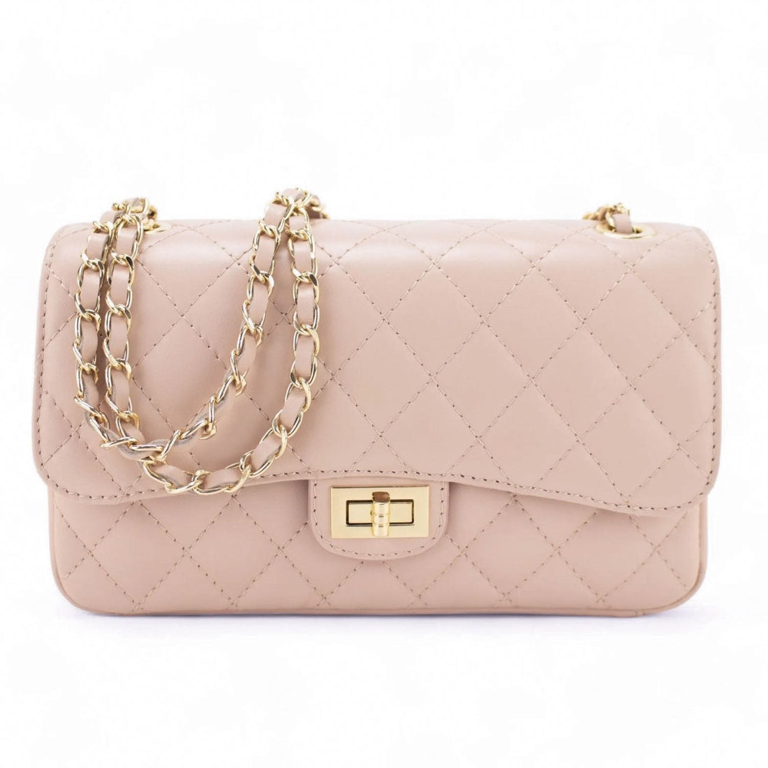 Bolso Piel Pregato Classy Nude - KimondoShop