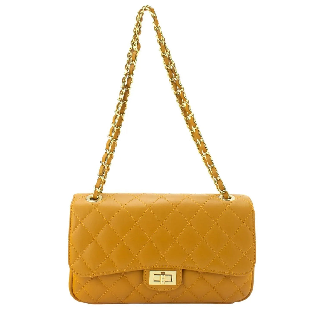 Bolso Piel Pregato Classy Ocre - KimondoShop