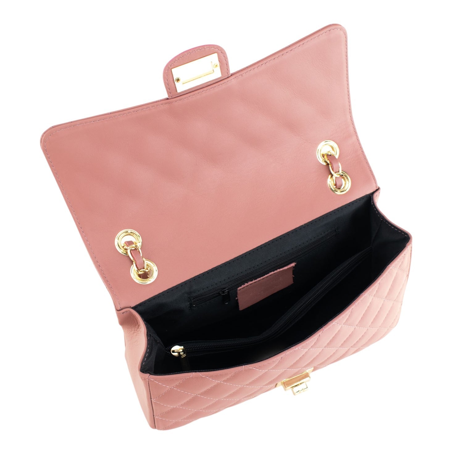 Bolso Piel Pregato Classy Rosa polvo - KimondoShop