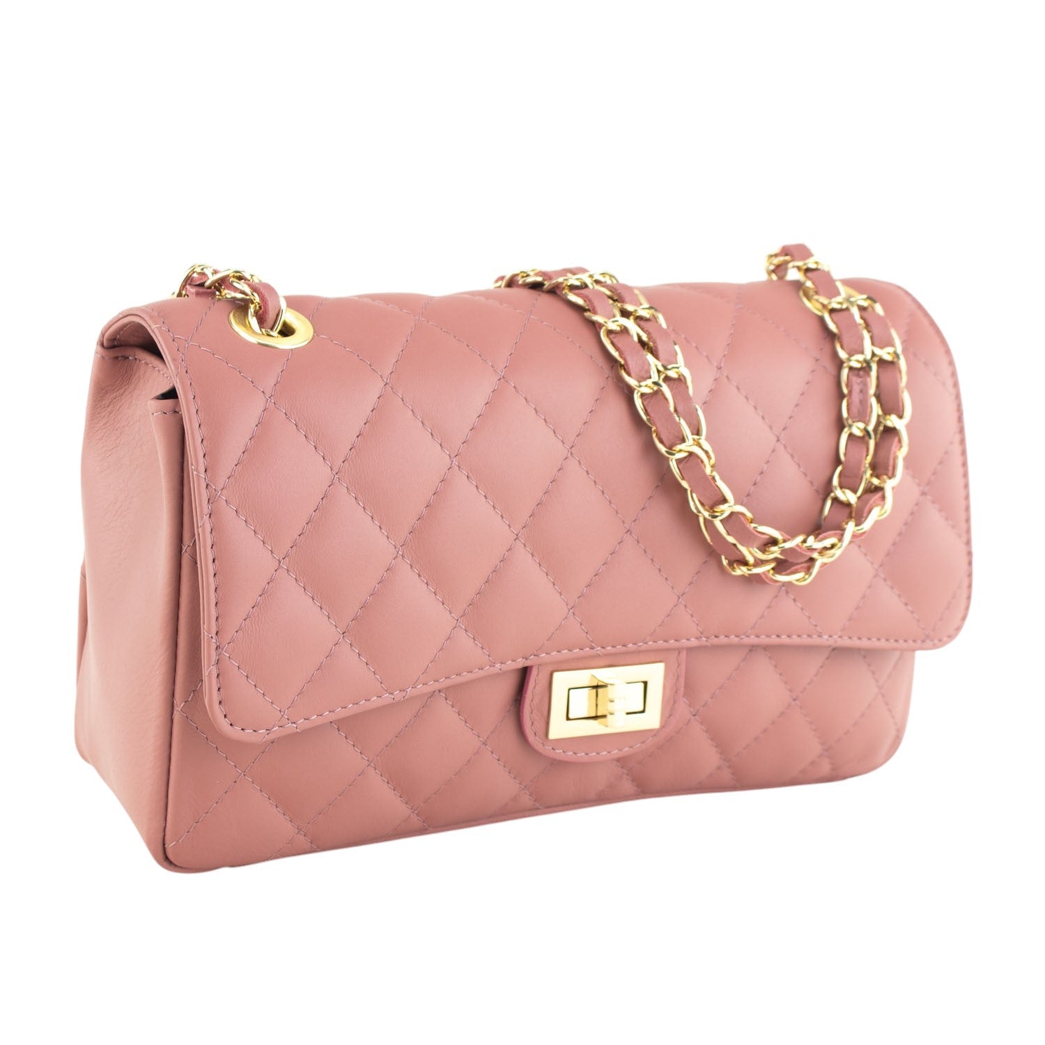 Bolso Piel Pregato Classy Rosa polvo - KimondoShop