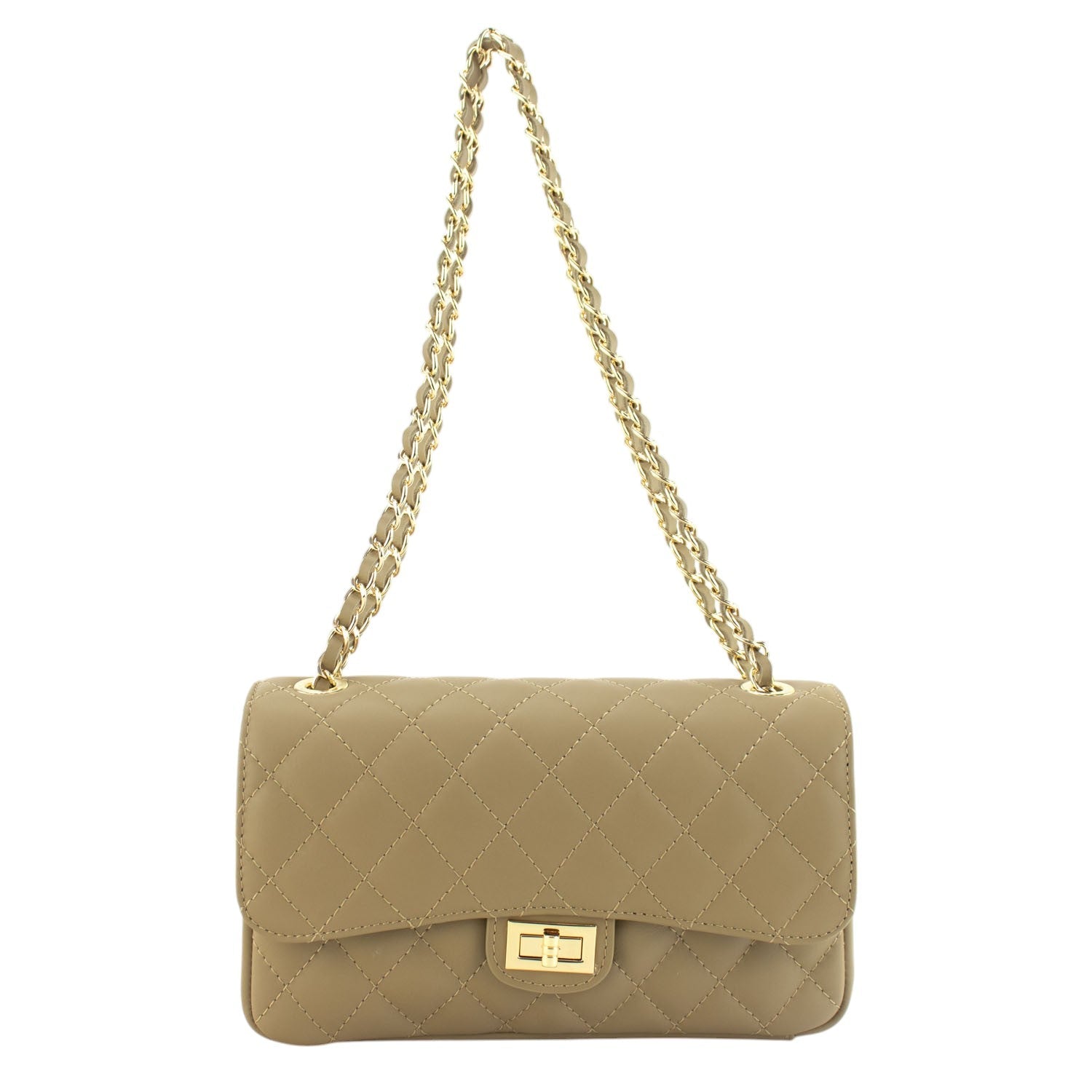 Bolso Piel Pregato Classy Taupe - KimondoShop