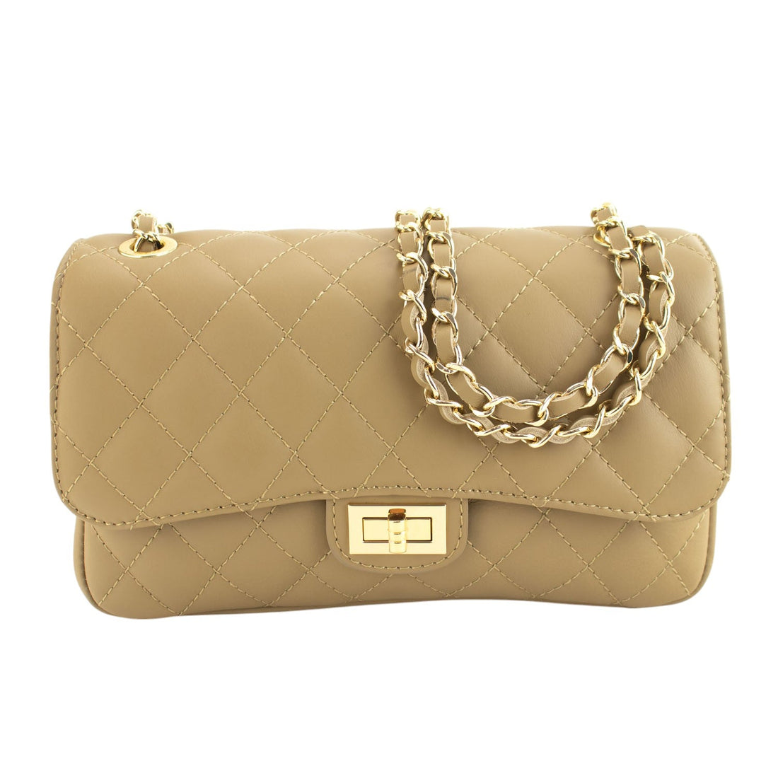 Bolso Piel Pregato Classy Taupe - KimondoShop