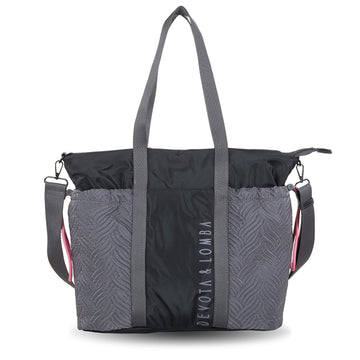 Bolso Shopper Devota Lomba Field Negro - KimondoShop