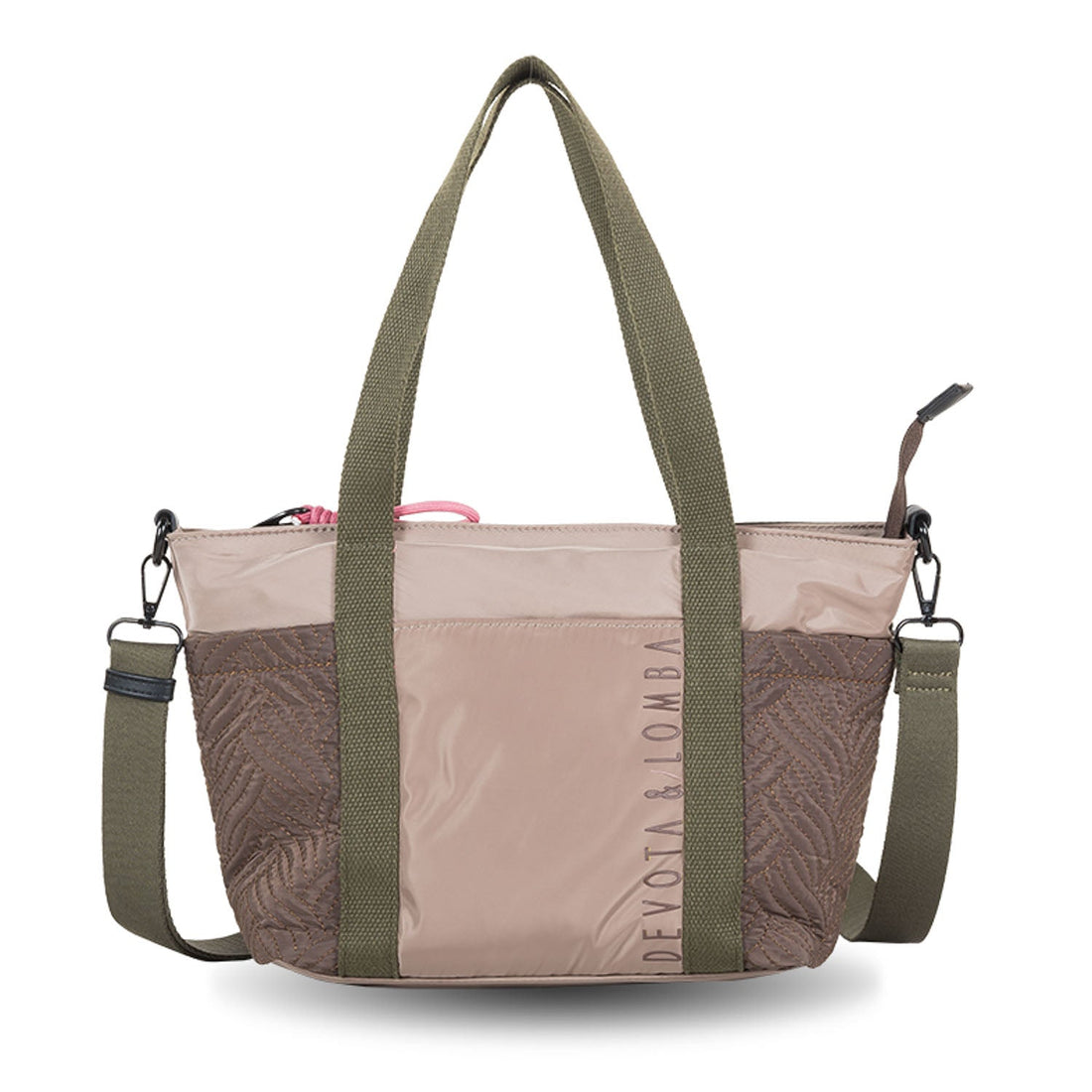 Bolso Shopper pequeño Devota Lomba Field Taupe - KimondoShop