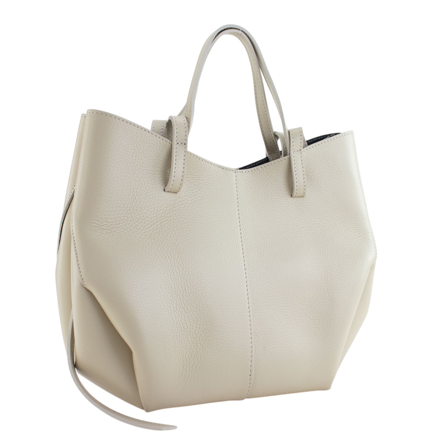 Bolso shopper Piel Pregato Venetto Beige - KimondoShop