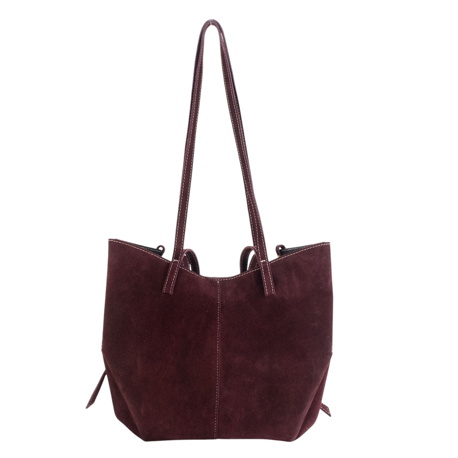 Bolso shopper Piel Pregato Venetto Burdeos - KimondoShop