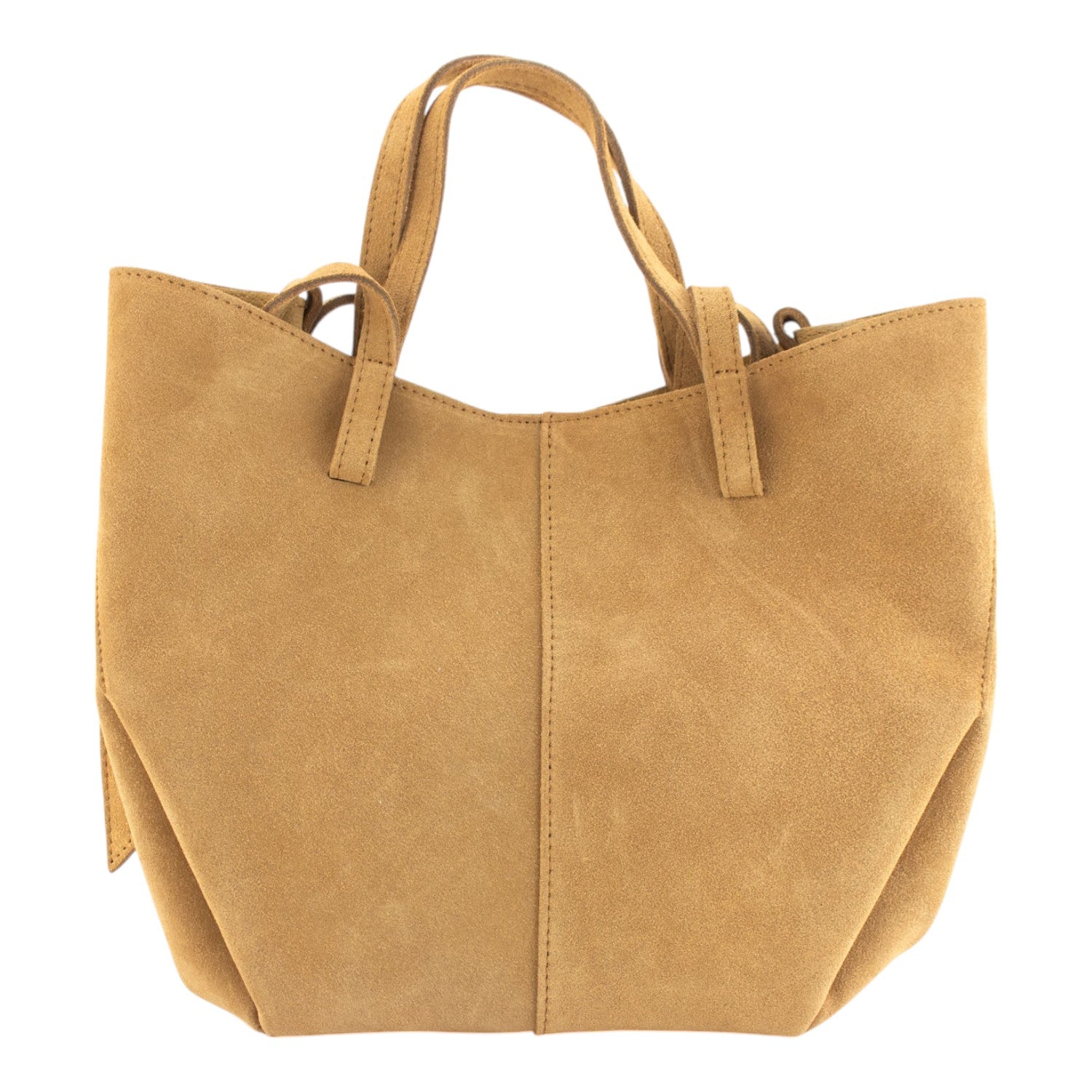 Bolso shopper Piel Pregato Venetto Camel claro - KimondoShop