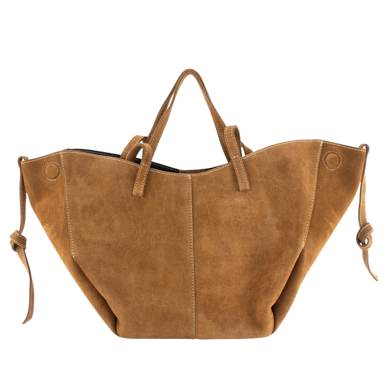 Bolso shopper Piel Pregato Venetto Camel claro - KimondoShop