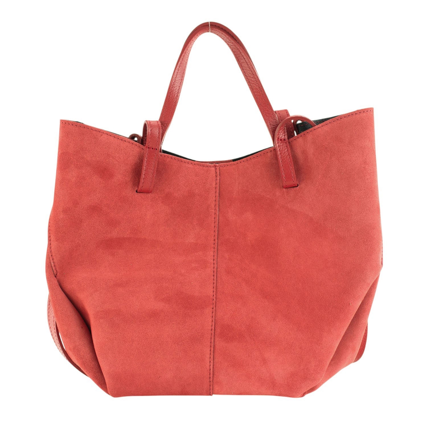 Bolso shopper Piel Pregato Venetto Coral - KimondoShop