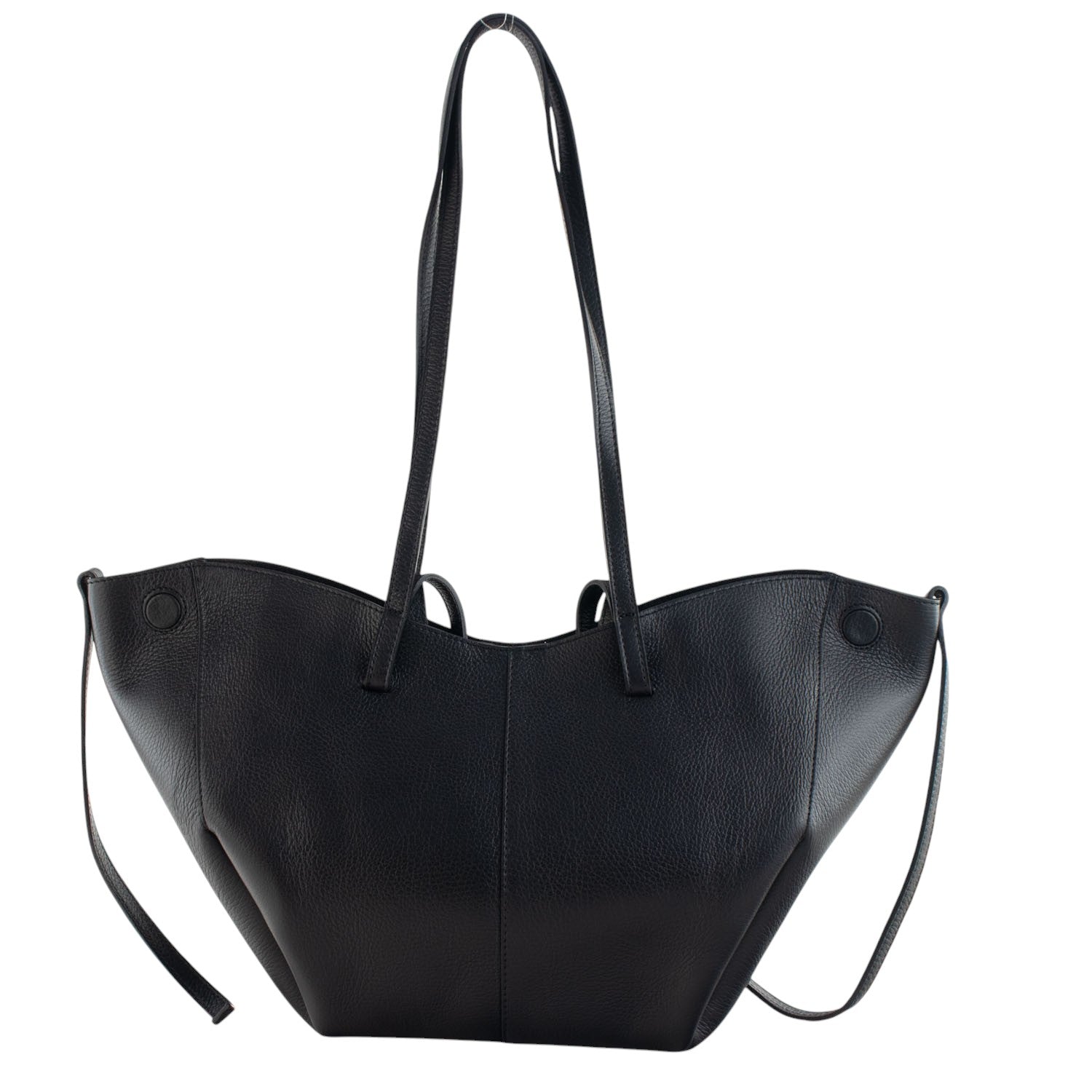 Bolso shopper Piel Pregato Venetto Negro Soft - KimondoShop