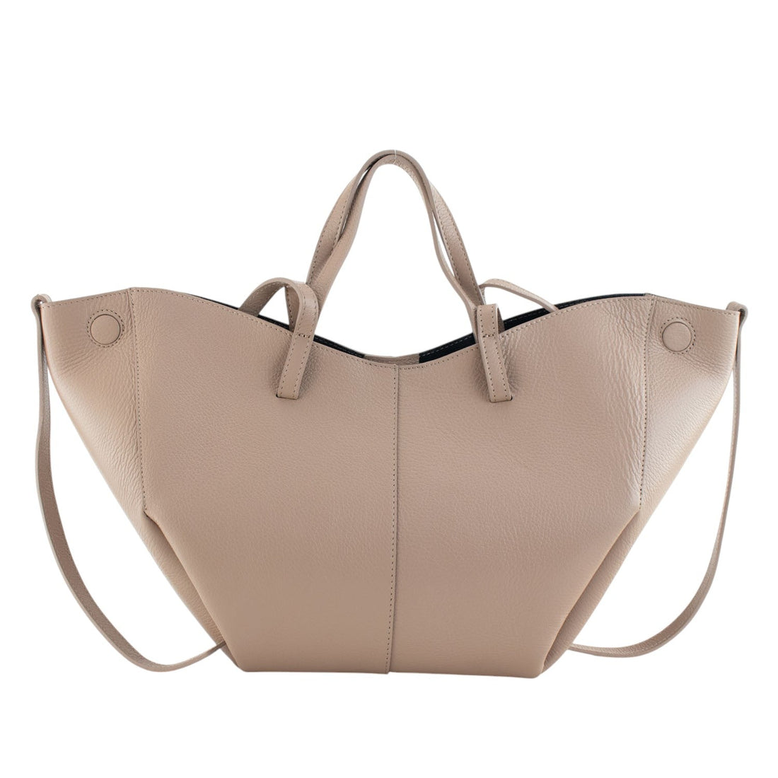 Bolso shopper Piel Pregato Venetto Nude - KimondoShop