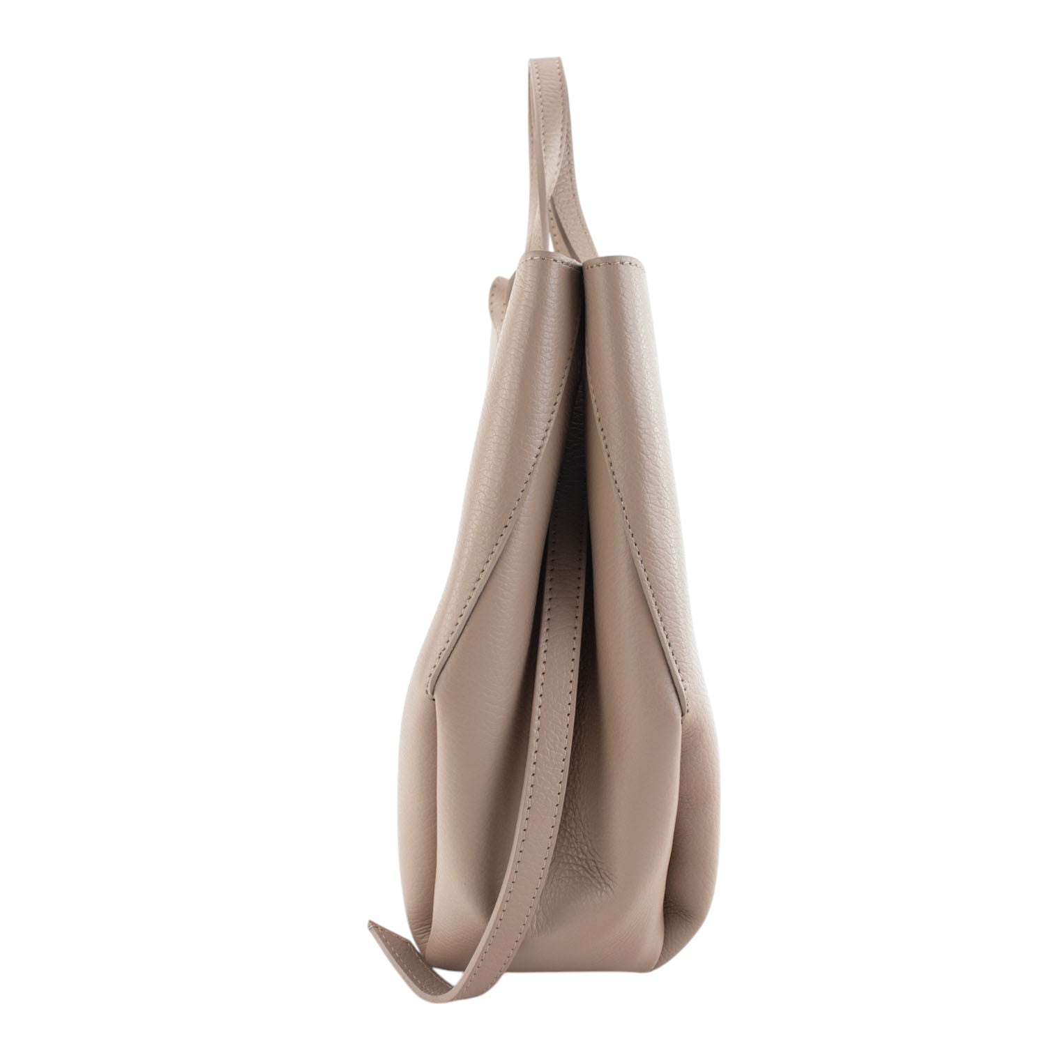 Bolso shopper Piel Pregato Venetto Nude - KimondoShop