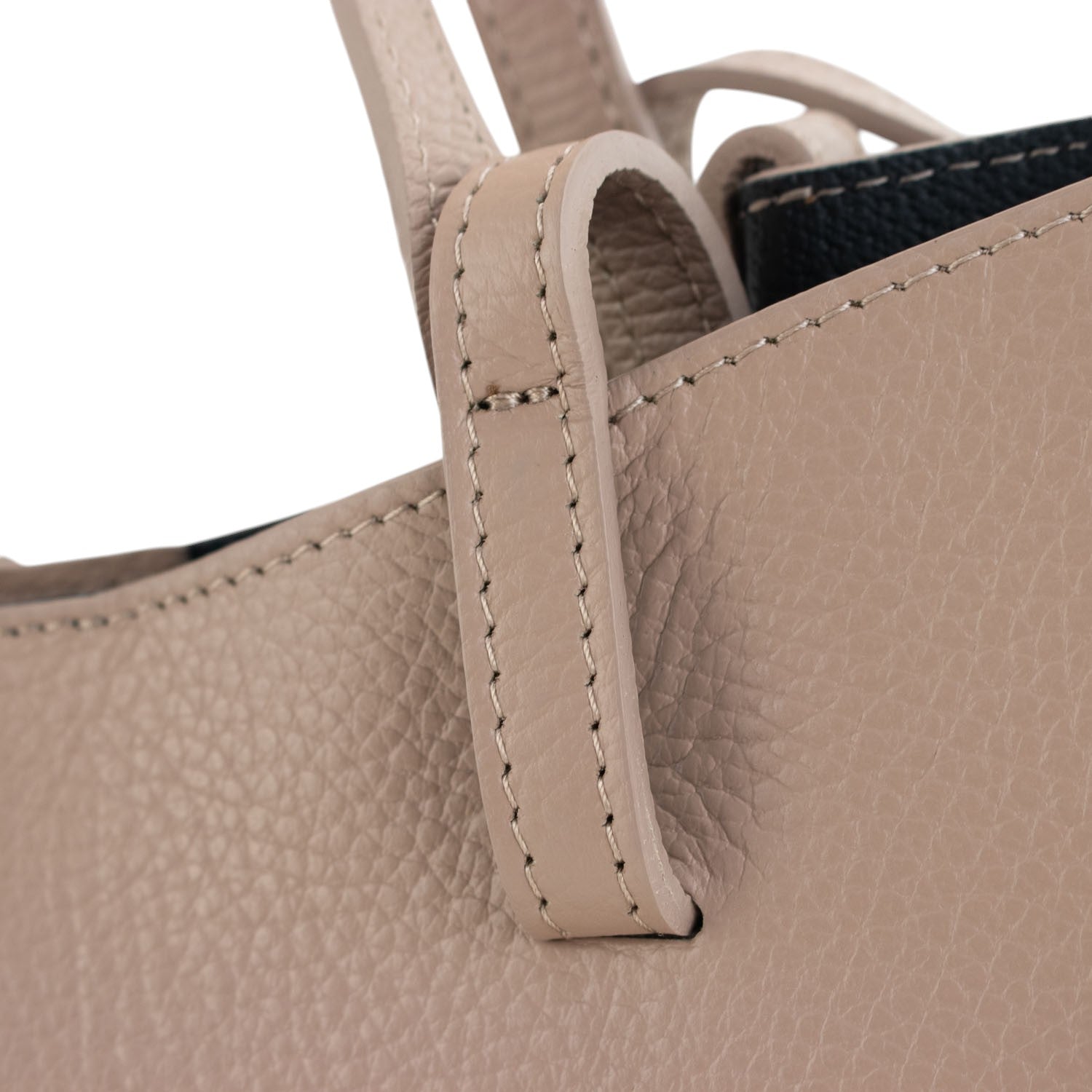 Bolso shopper Piel Pregato Venetto Nude - KimondoShop