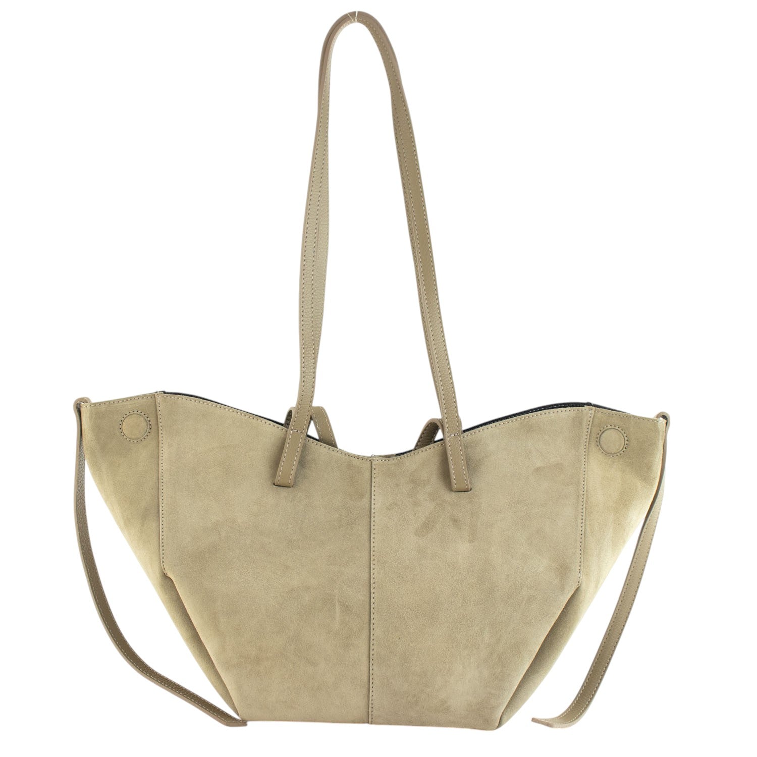 Bolso shopper Piel Pregato Venetto Taupe claro - KimondoShop