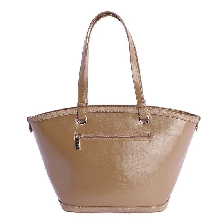 Bolso Shopping Amichi Parisienne Marrón - KimondoShop