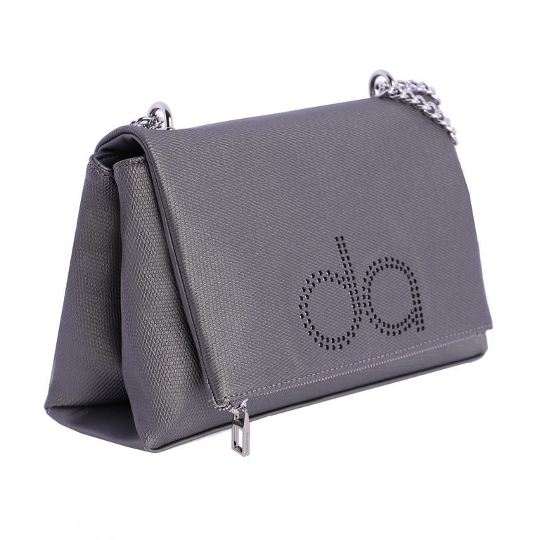 Bolso solapa Don Algodon Eventos Gris - KimondoShop