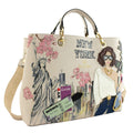 Bolso tote Braccialini Cartoline New York - KimondoShop