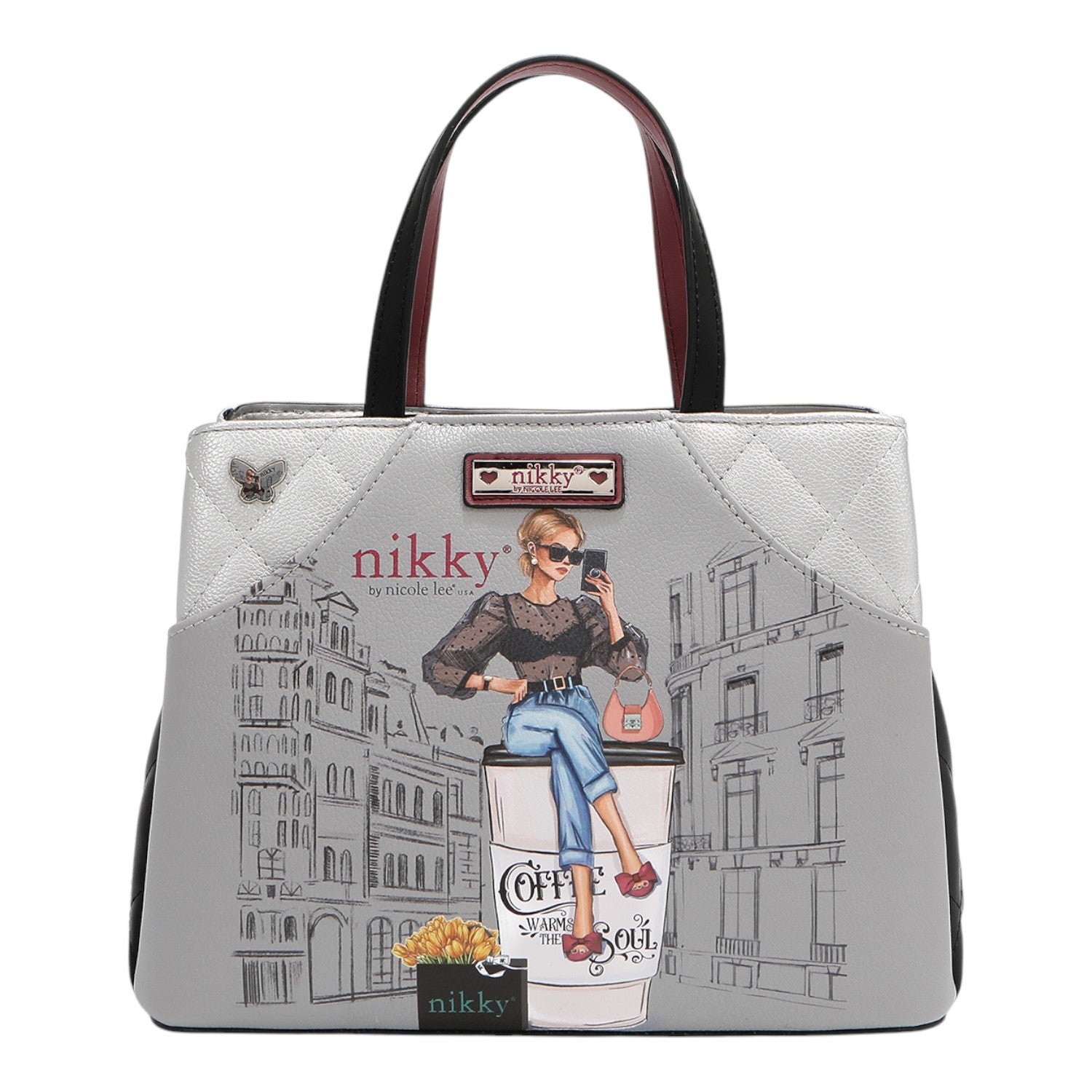 Bolso tote triple Nikky Urban Coffee Dream - KimondoShop