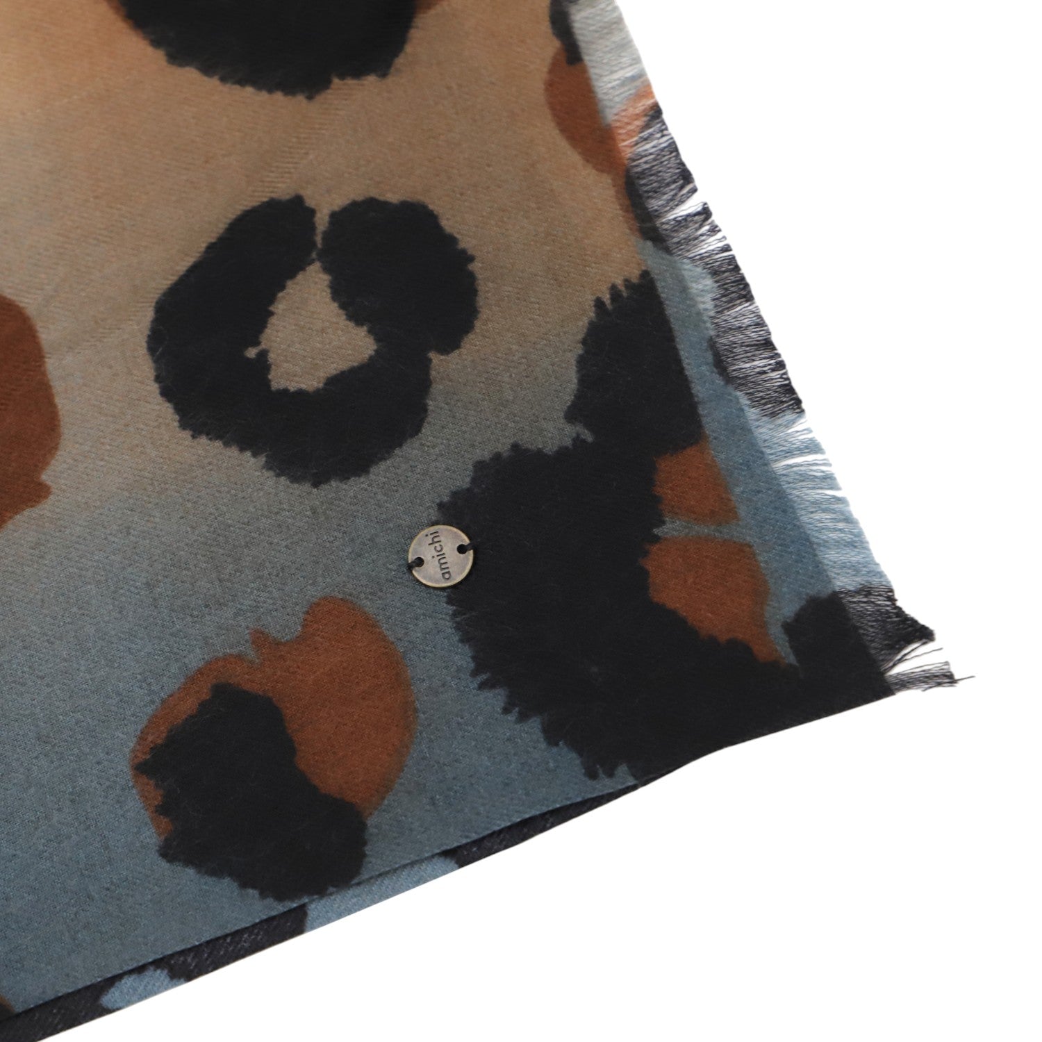 Bufanda Amichi Leopard Azul - KimondoShop