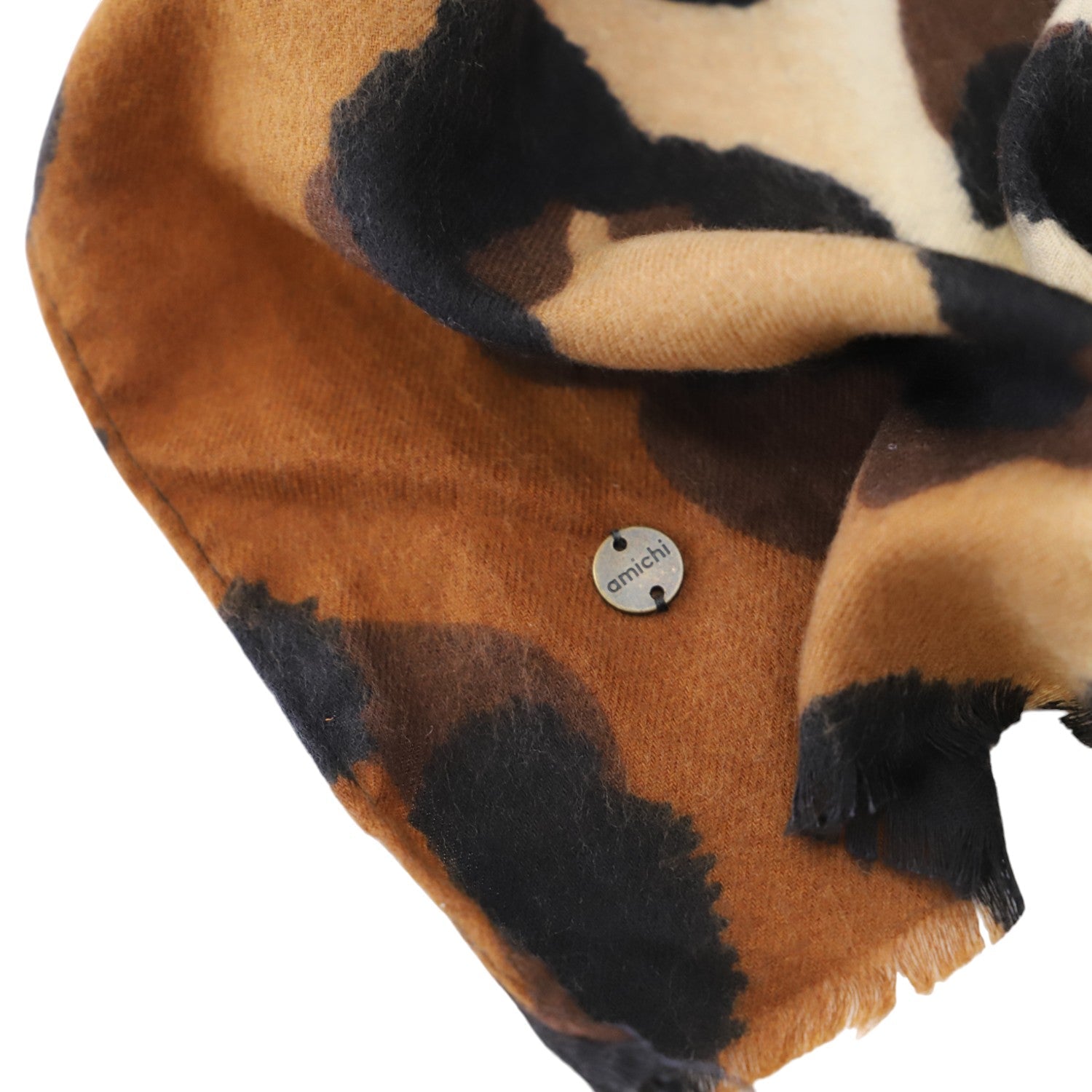 Bufanda Amichi Leopard Marrón - KimondoShop