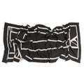 Bufanda Don Algodon geometric Negro - KimondoShop