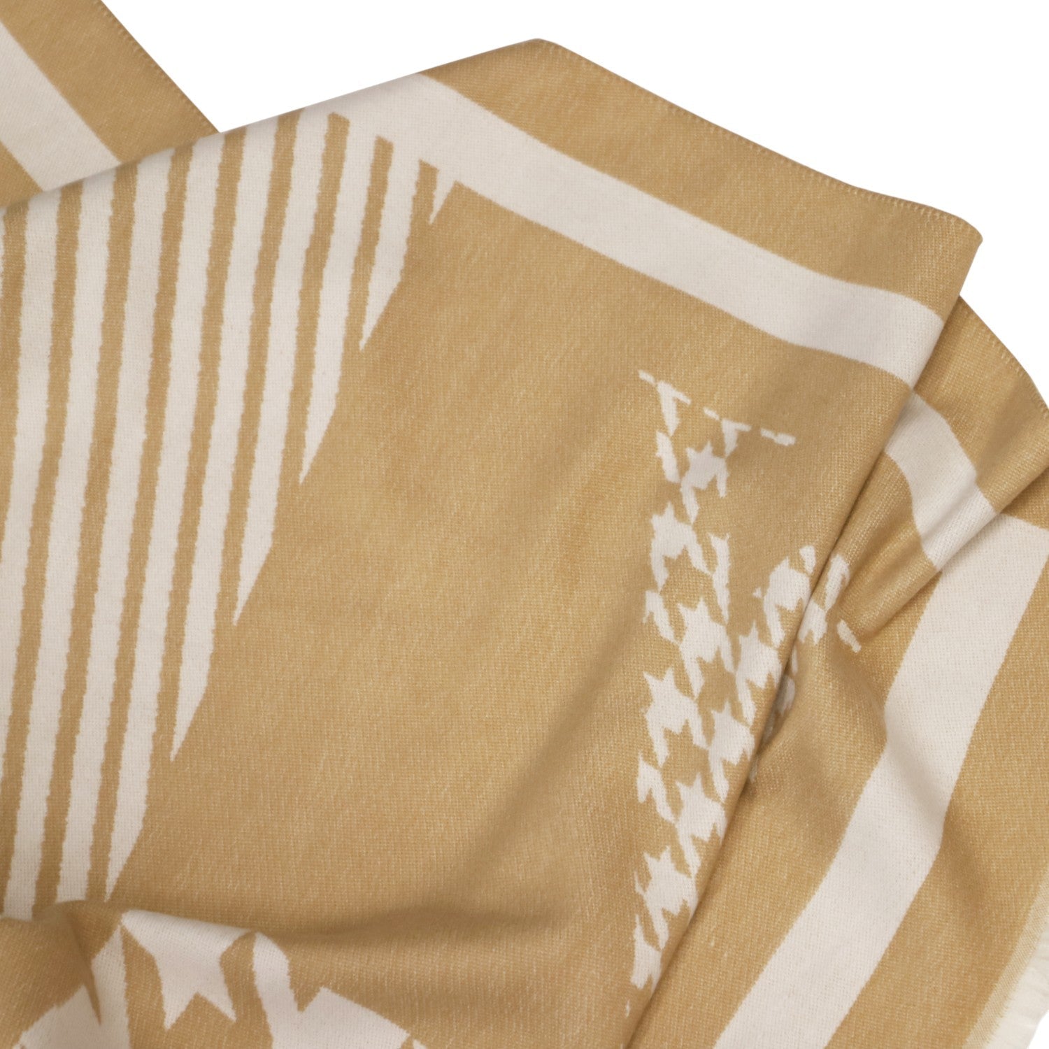 Bufanda Don Algodon Print Marrón - KimondoShop