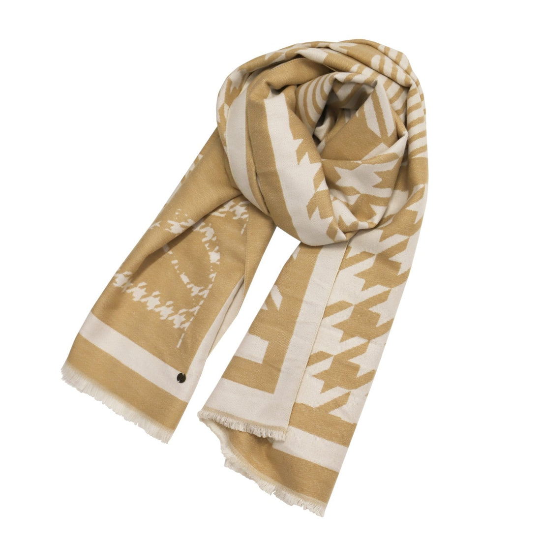 Bufanda Don Algodon Print Marrón - KimondoShop