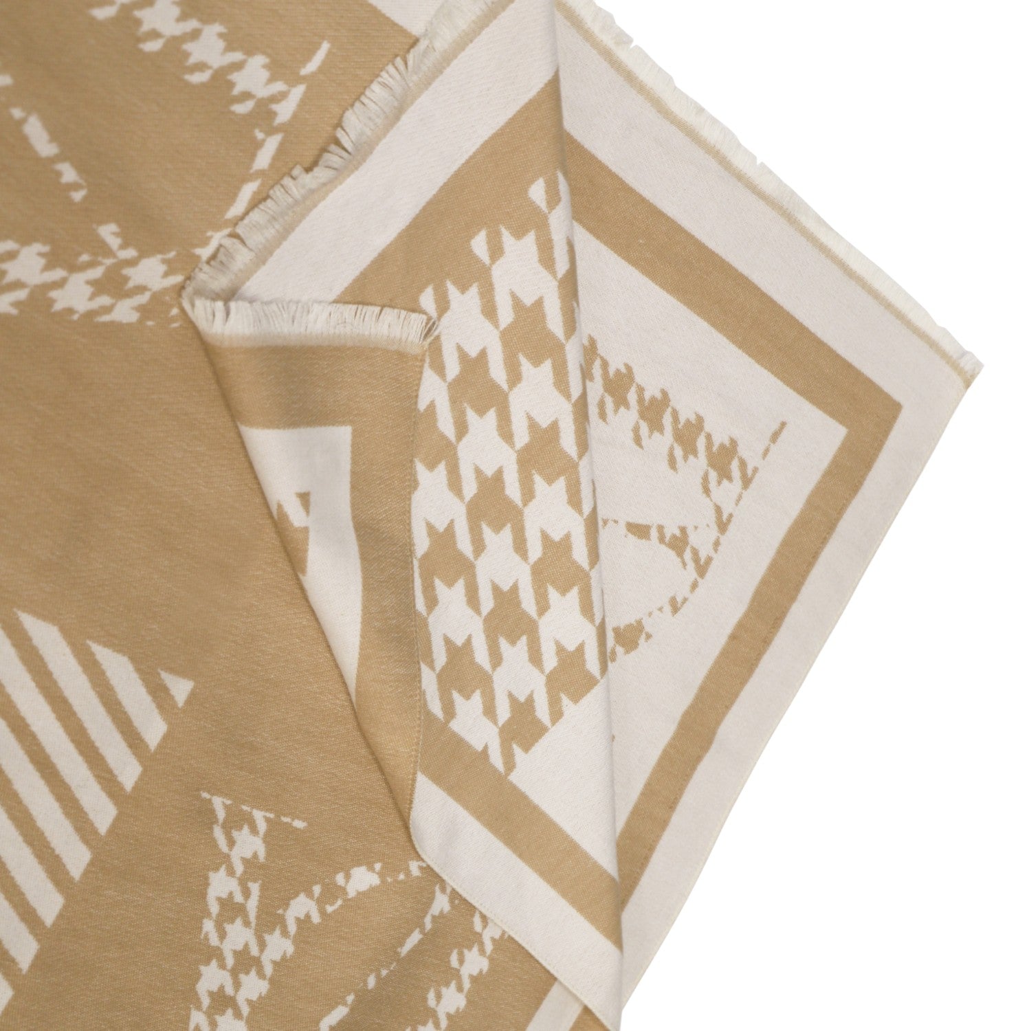 Bufanda Don Algodon Print Marrón - KimondoShop