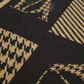 Bufanda Don Algodon Print negro - KimondoShop