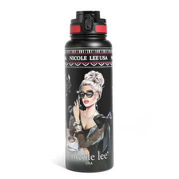 Cantimplora grande Nicole Lee Lady in Black - KimondoShop