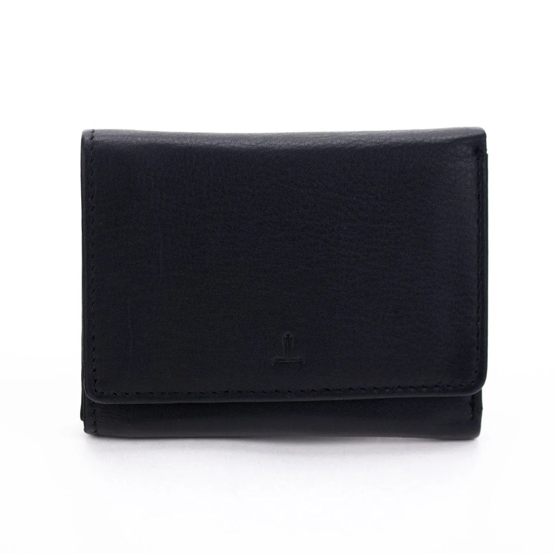 Cartera compacta Piel Basics JL Piel hombre Negro - KimondoShop