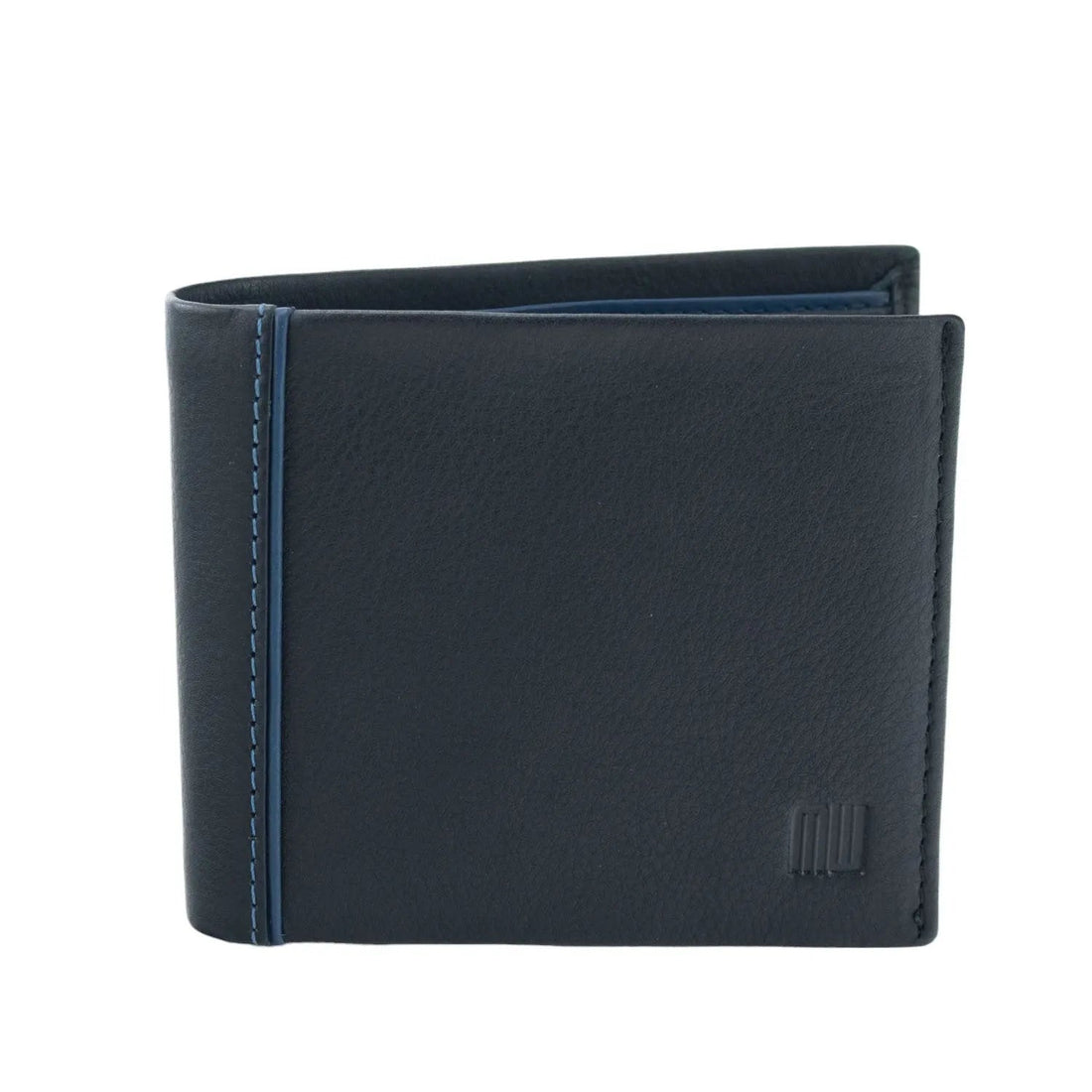 Cartera tarjetero Piel MyWallets hombre Blue line - KimondoShop