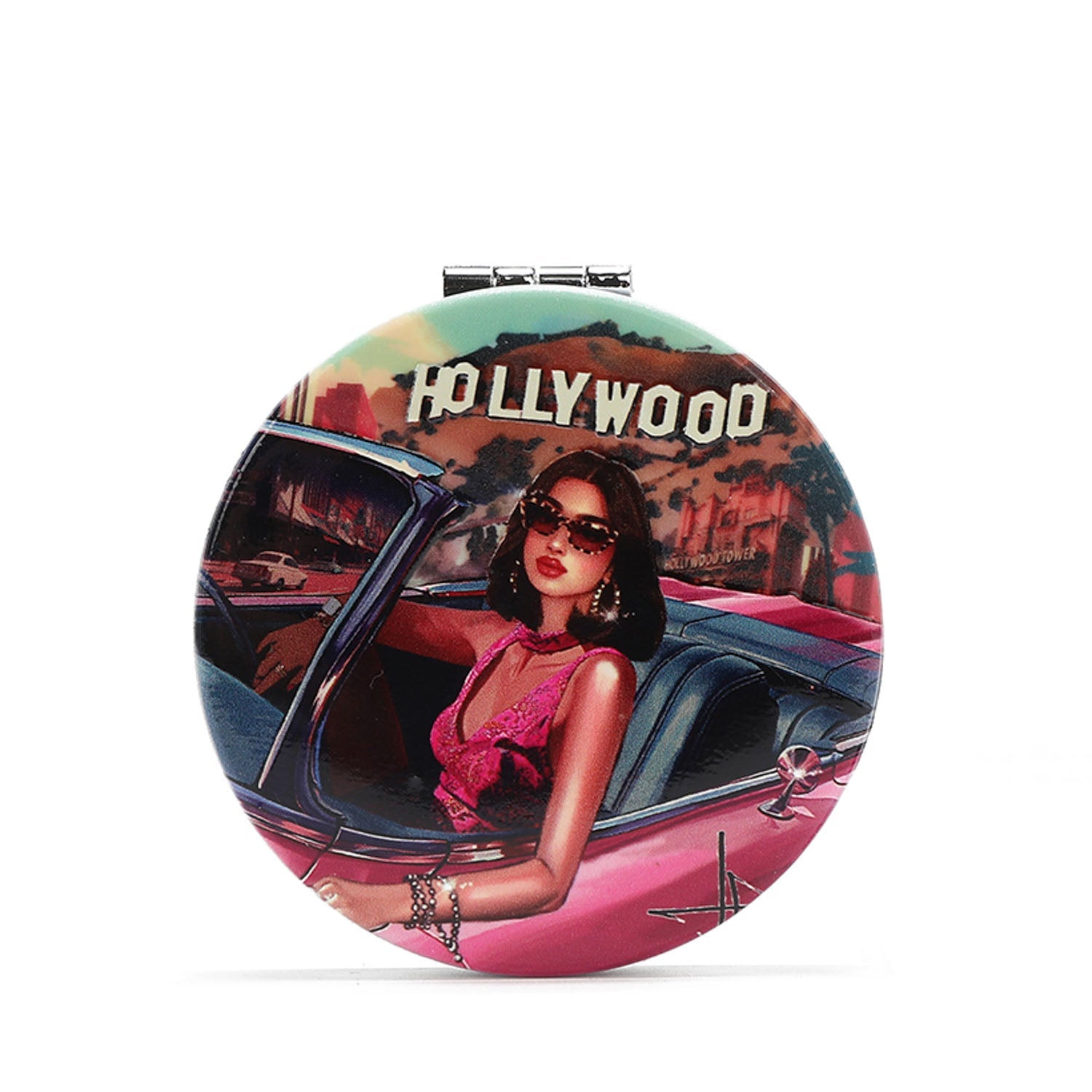 Espejo redondo Nicole Lee Hollywood Drive - KimondoShop