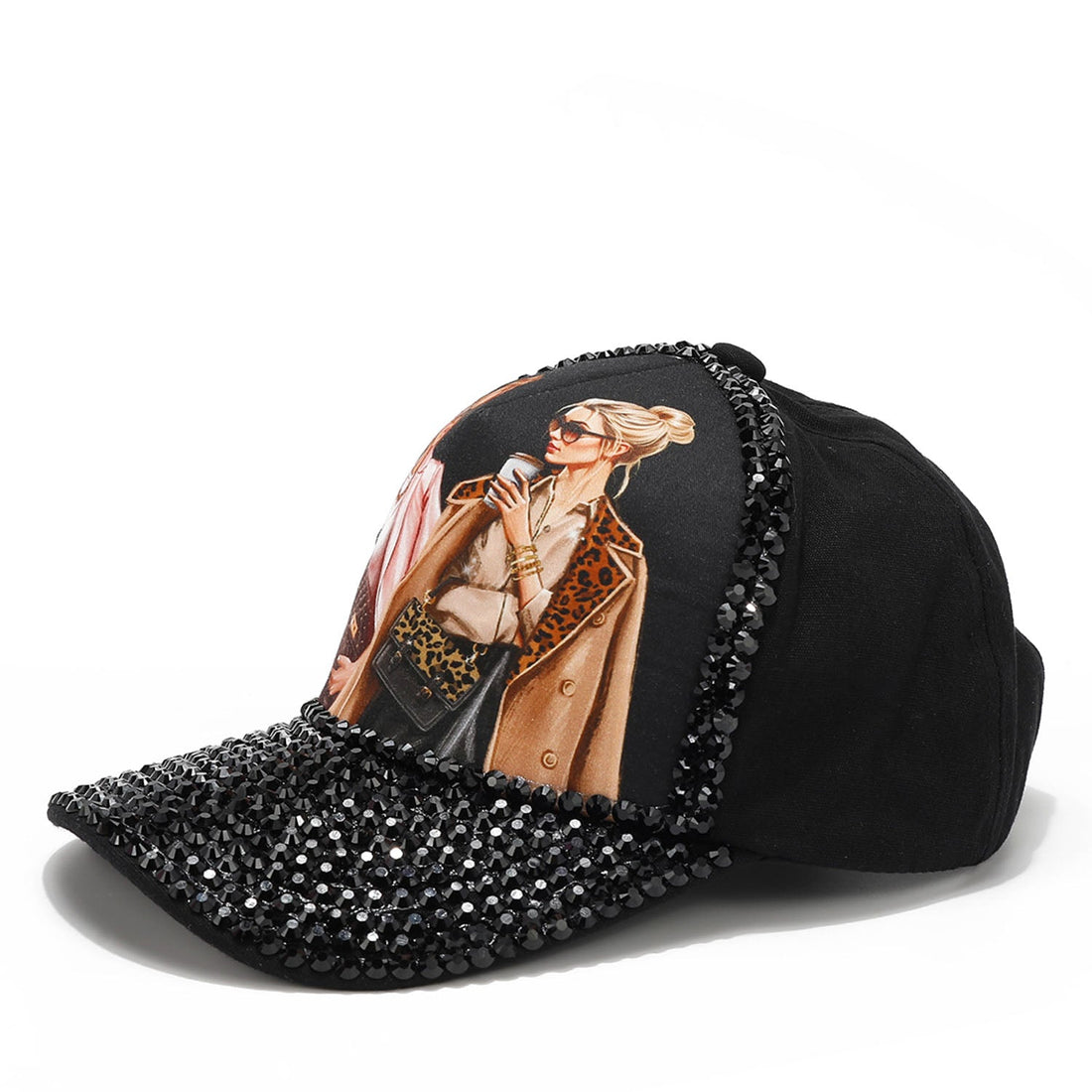 Gorra con corona de diamantes Nicole Lee Ladies Night - KimondoShop