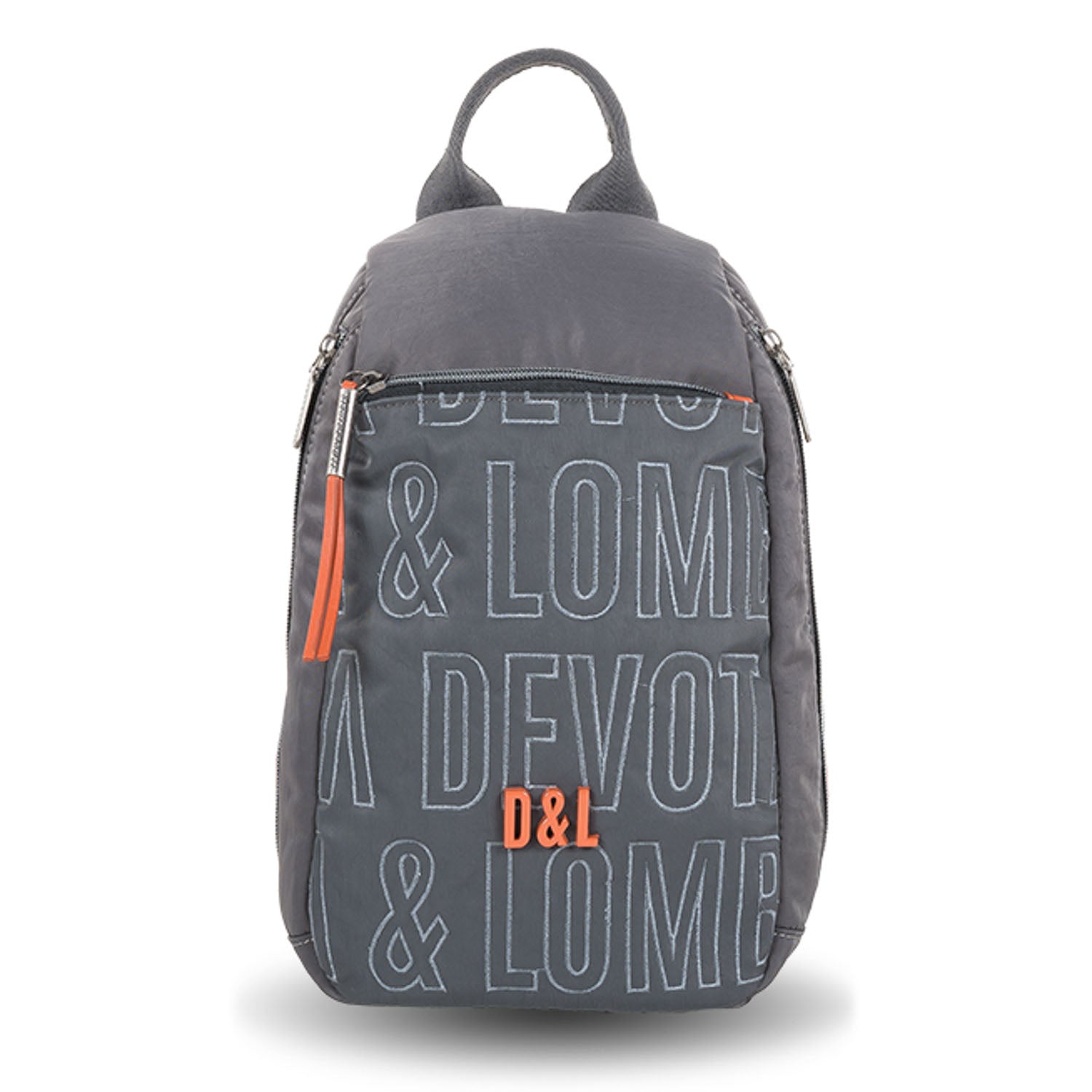 Mochila antirrobo Devota & Lomba Border Gris - KimondoShop