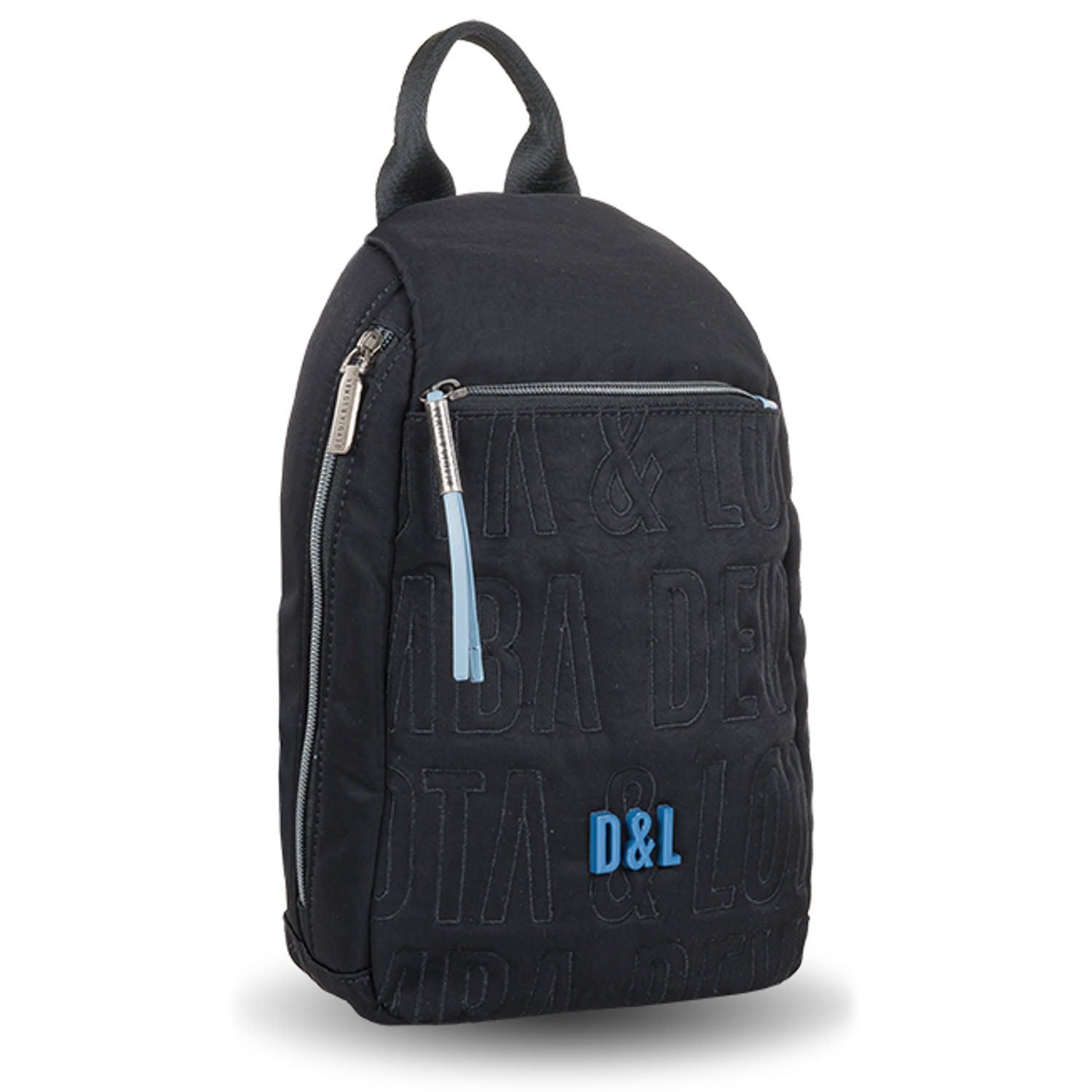 Mochila antirrobo Devota & Lomba Border Negro - KimondoShop